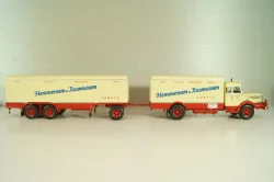 Krupp Titan with trailer "Hemmersam & Rasmussen" Lubeck, cream/red,  Minichamps 1:43