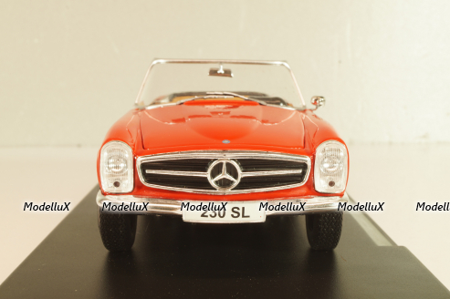 Mercedes-Benz 230 SL Roadster (W113) 1963, red,124002, Whitebox 1:24