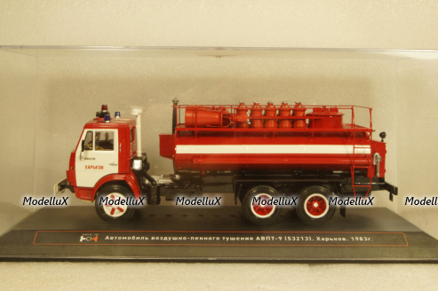 АВПТ-9(53213) Камаз-53213 Автомобиль воздушно-ненного тушения, Харьков 1983г, TruckTyr 1:43