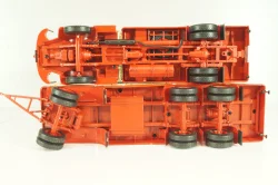 Krupp Titan with trailer "Hemmersam & Rasmussen" Lubeck, cream/red,  Minichamps 1:43