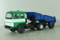 Маз-5432 с п/прицепом самосвалом Маз-5232В зелений/синій,Deagostini + АвтоИстория 1:43