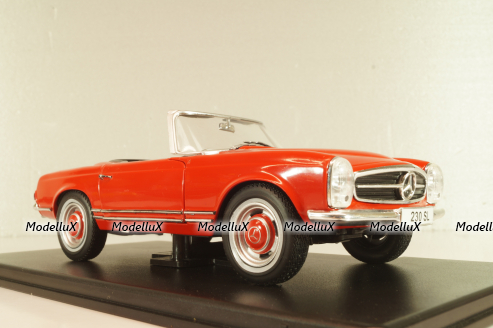 Mercedes-Benz 230 SL Roadster (W113) 1963, red,124002, Whitebox 1:24