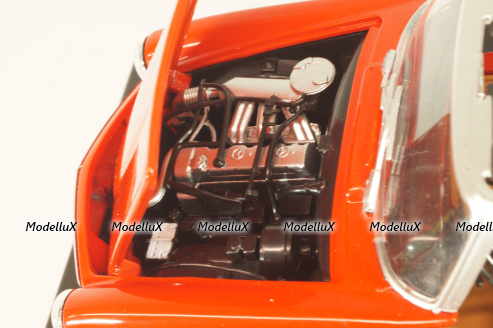 Mercedes-Benz 230 SL Roadster (W113) 1963, red,124002, Whitebox 1:24