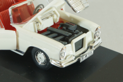 Mercedes-Benz 220 SE Cabriolet (W111) 1965, white, 4310, Faller 1:43