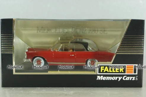 Mercedes-Benz 220 SE Coupe (W111) 1965, white, red/black, 4318, Faller 1:43