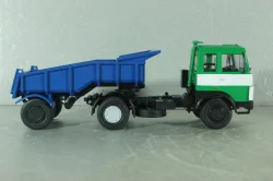 Маз-5432 с п/прицепом самосвалом Маз-5232В зелений/синій,Deagostini + АвтоИстория 1:43