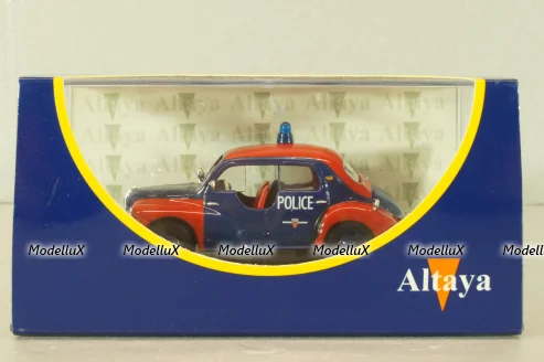 Renault 4CV Police Monaco, red/blue, Altaya 1:43