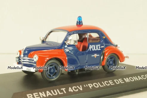 Renault 4CV Police Monaco, red/blue, Altaya 1:43