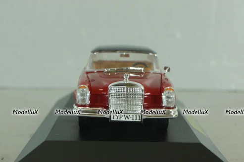 Mercedes-Benz 220 SE Coupe (W111) 1965, white, red/black, 4318, Faller 1:43
