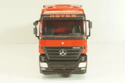 Mercedes-Benz Actros 1846 tractor with semi trailer tankwechsel system "Hoyer", red/white, 564/02, NZG 1:43