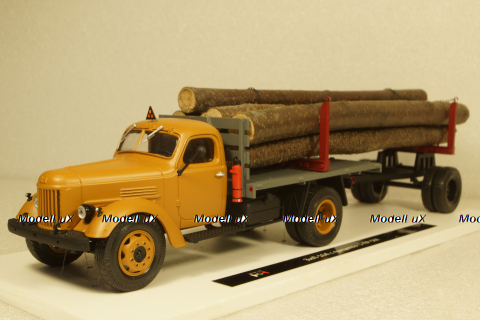 Зил-164 с прицепом 1-ПЗ-5М, лесовоз, TruckTyr 1:43