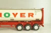 Mercedes-Benz Actros 1846 tractor with semi trailer tankwechsel system "Hoyer", red/white, 564/02, NZG 1:43