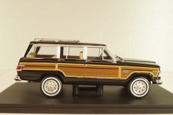 Jeep Grand Wagoneer 1981, black/wood decor, 124260, Whitebox 1:24