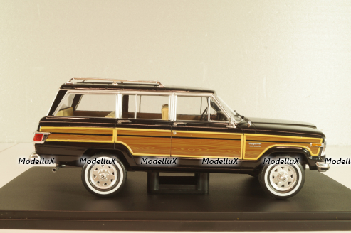 Jeep Grand Wagoneer 1981, black/wood decor, 124260, Whitebox 1:24