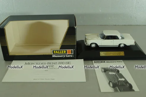 Mercedes-Benz 220 SE Coupe (W111), white, 4316, Faller 1:43 Уценка!