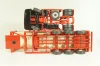 Mercedes-Benz Actros 1846 tractor with semi trailer tankwechsel system "Hoyer", red/white, 564/02, NZG 1:43