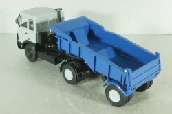 Маз-5432 с п/прицепом самосвалом Маз-5232В сірий/синій, АвтоИстория 1:43
