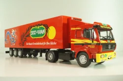 Mercedes-Benz 1844 tractor with semi-trailer "Suzi-Wan" 1991, red, Semi-remorques D'exception #63, Altaya 1:43