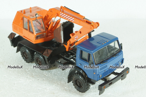 Камаз-4310 Экскаватор, Model43 1:43