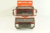 Mercedes-Benz 1748 S  tractor with semi trailer tankwechsel system, red/silver, 317/2, NZG 1:43