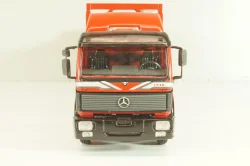Mercedes-Benz 1748 S  tractor with semi trailer tankwechsel system, red/silver, 317/2, NZG 1:43