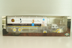 Berliet TLM 10 R tractor with semi-trailer "Interflora" 1953, white/yellow/blue, Semi-remorques D'exception #5, Altaya 1:43