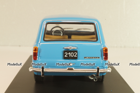 Ваз-2102 Жигули 1981, Lada 1200, light blue, 124262, Whitebox 1:24