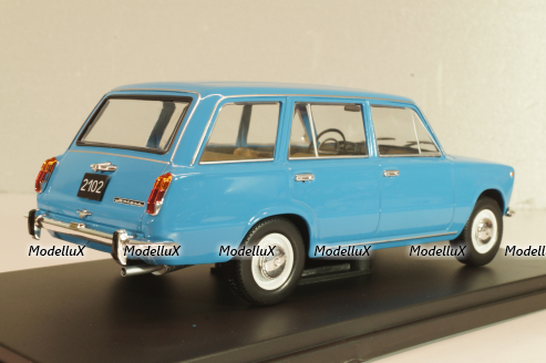 Ваз-2102 Жигули 1981, Lada 1200, light blue, 124262, Whitebox 1:24