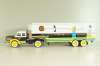 Berliet TLM 10 R tractor with semi-trailer "Interflora" 1953, white/yellow/blue, Semi-remorques D'exception #5, Altaya 1:43