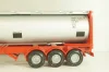 Mercedes-Benz 1748 S  tractor with semi trailer tankwechsel system, red/silver, 317/2, NZG 1:43