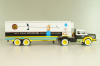 Berliet TLM 10 R tractor with semi-trailer "Interflora" 1953, white/yellow/blue, Semi-remorques D'exception #5, Altaya 1:43