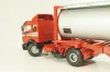Mercedes-Benz 1748 S  tractor with semi trailer tankwechsel system, red/silver, 317/2, NZG 1:43
