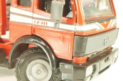 Mercedes-Benz 1748 S  tractor with semi trailer tankwechsel system, red/silver, 317/2, NZG 1:43
