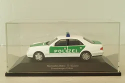 Mercedes-Benz E320 (W210)  Polizei 1995, white/green, B66005728, Herpa 1:43