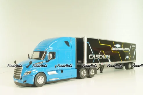Freightliner Cascadia tractor with semi-trailer "Cascadia" 2016,  blue/black, American Truck, Altaya 1:43 #50