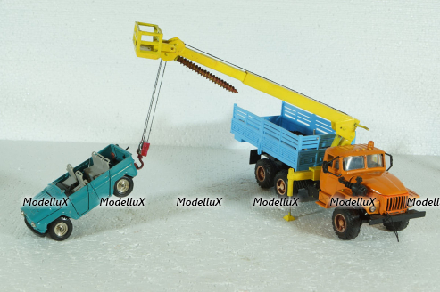 Урал-4320, Бурильно-крановая машина, Model43 1:43