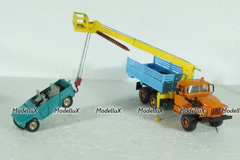 Урал-4320, Бурильно-крановая машина, Model43 1:43