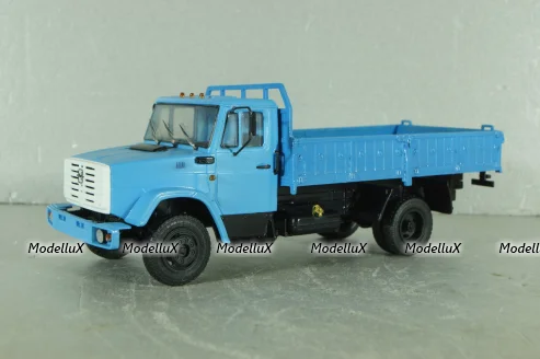 Зил-4331 бортовой, синий, АвтоИстория (конверсия) 1:43