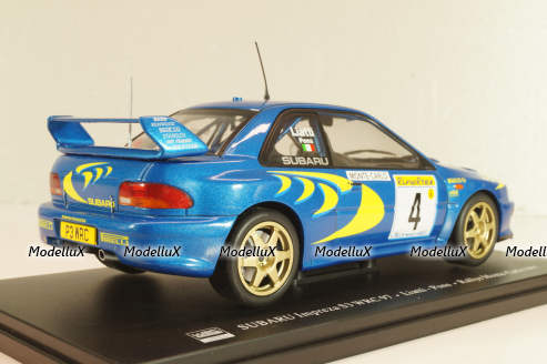Subaru Impreza S3 WRC #4 Rally Monte Carlo 1997, Liatti/Pons, WRC Collection, Hachette 1:24