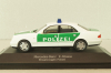 Mercedes-Benz E320 (W210)  Polizei 1995, white/green, B66005728, Herpa 1:43