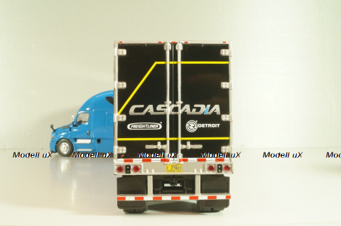 Freightliner Cascadia tractor with semi-trailer "Cascadia" 2016,  blue/black, American Truck, Altaya 1:43 #50