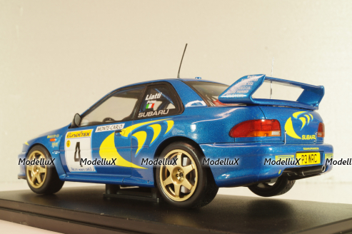 Subaru Impreza S3 WRC #4 Rally Monte Carlo 1997, Liatti/Pons, WRC Collection, Hachette 1:24