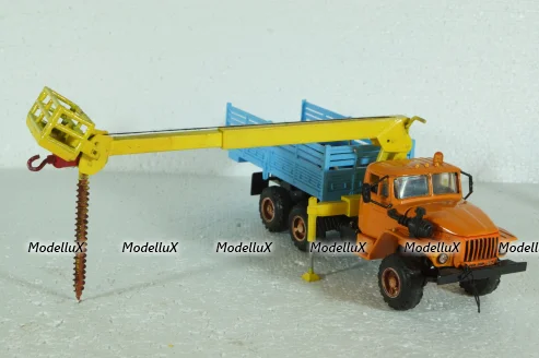 Урал-4320, Бурильно-крановая машина, Model43 1:43
