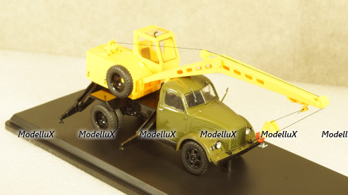 Урал-4320, Бурильно-крановая машина, Model43 1:43