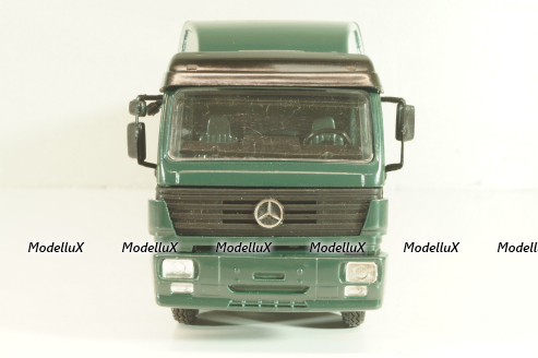 Mercedes-Benz SK 1850 LS tractor with semi-trailer tank "After Eight" 1994, green, 313,  NZG 1:43