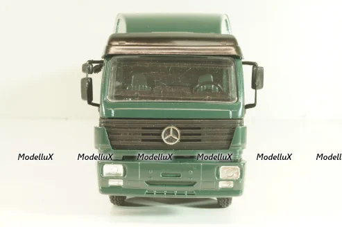 Mercedes-Benz SK 1850 LS tractor with semi-trailer tank "After Eight" 1994, green, 313,  NZG 1:43