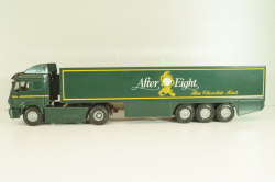 Mercedes-Benz SK 1850 LS tractor with semi-trailer tank "After Eight" 1994, green, 313,  NZG 1:43