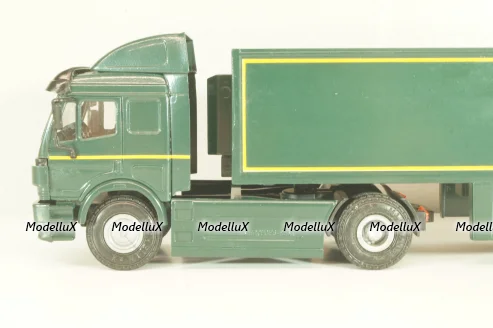 Mercedes-Benz SK 1850 LS tractor with semi-trailer tank "After Eight" 1994, green, 313,  NZG 1:43