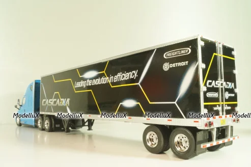 Freightliner Cascadia tractor with semi-trailer "Cascadia" 2016,  blue/black, American Truck, Altaya 1:43 #50