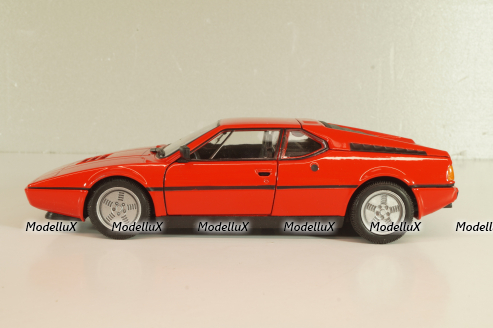BMW M1 street 1978, red, 24098RD2, Welly 1:24
